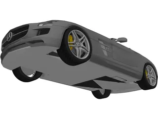 Mercedes-Benz SLS AMG Roadster (2012) 3D Model