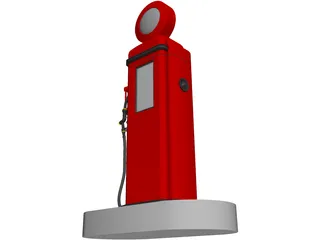 Gas Pump 3D Model