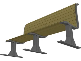 Bench 3D Model