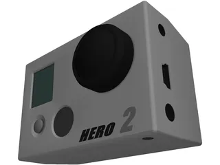 GoPro HD Hero 2 3D Model