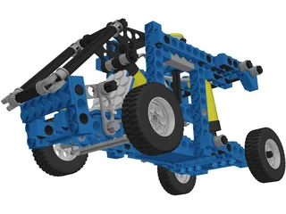 Lego Car 3D Model