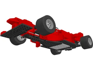 Lego F1 Car 3D Model