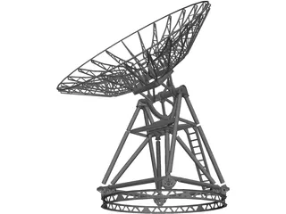 Satellite Dish 3D Model