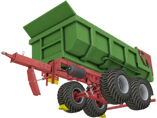 Hilken Trailer HI2250SMK 3D Model