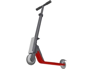 Childs Folding Scooter 3D Model