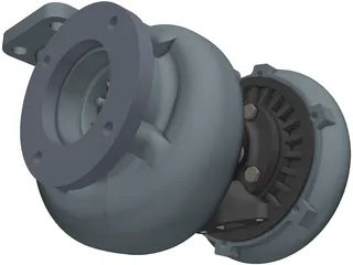 Turbocharger 3D Model