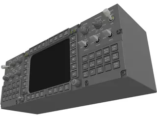 F-14A Cockpit Panel 3D Model