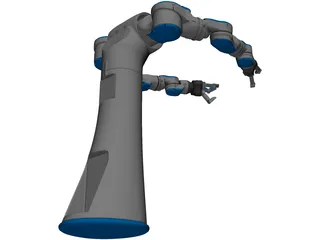 Two-Armed Industrial Robot 3D Model