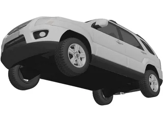 Kia Sportage (2009) 3D Model
