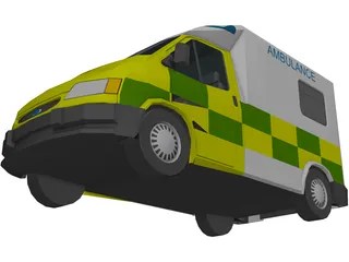 Ford Transit Ambulance 3D Model