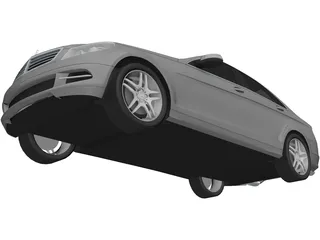 Mercedes-Benz C-Class (2012) 3D Model