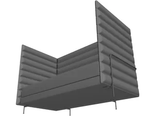 Sofa Alcove Bouroulec 3D Model