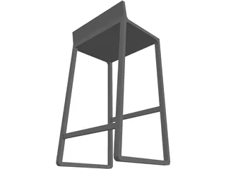 Bar Stool Joe 3D Model