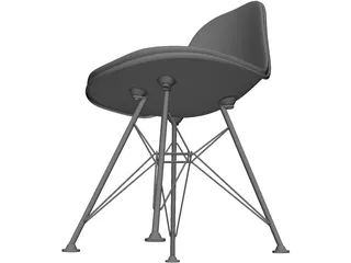 Plastic Side Chair 3D Model