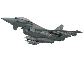 Eurofighter Typhoon 3D Model