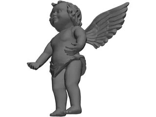 Figurine Angel 3D Model