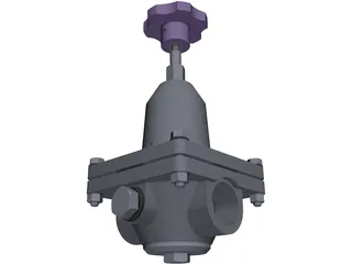 Pressure Reducing Valve 3D Model