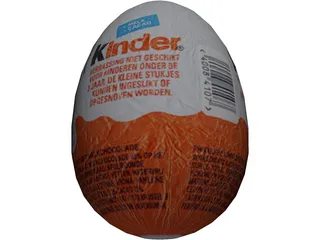 Kinder Surprise 3D Model