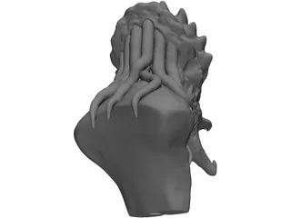 Predator Head 3D Model