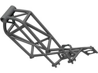 Ducati Monster M900 Frame 3D Model