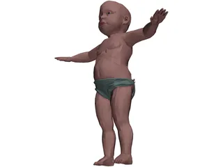 Baby 3D Model