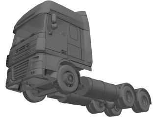 DAF Truck 3D Model