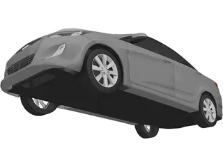 Hyundai Solaris (2012) 3D Model