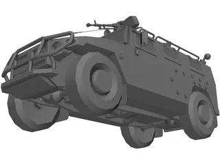 GAZ 2975 Tiger 3D Model