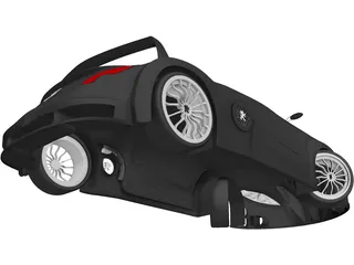 Peugeot Spectral Concept 3D Model