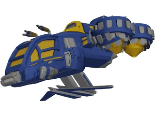 Airship 3D Model