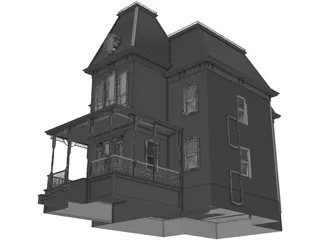 Psycho House 3D Model