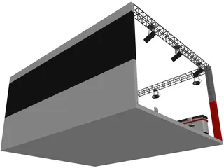 Exhibition Stand Ersel 3D Model