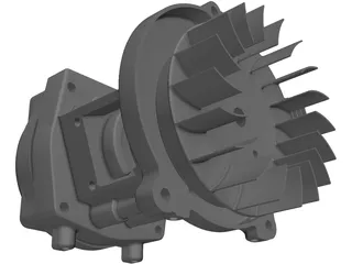 Zenoah G2D Engine 3D Model