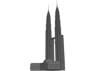 Petronas Towers 3D Model