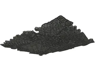 Paris City (France) 3D Model