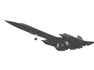 Lockheed SR-71 Blackbird 3D Model