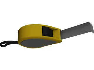 Ruler Measuring Tape 3D Model