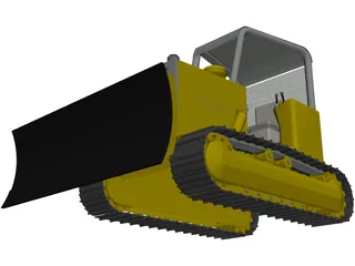 Bulldozer 3D Model