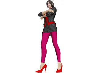 Ada Wong Damnation 3D Model