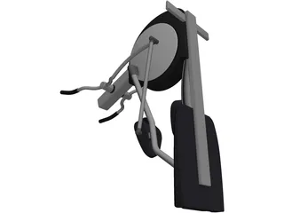 Crosstrainer Elliptical Machine 3D Model