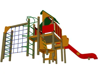 Playground Equipment 3D Model