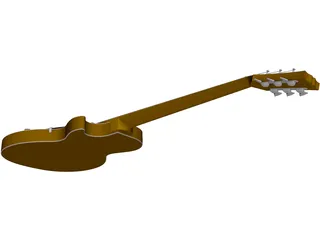 Gibson Les Paul Electric Guitar 3D Model