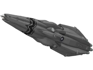 Striking Arm Heavy Cruiser 3D Model