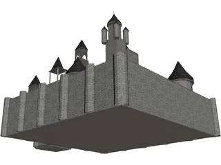 Castle 3D Model