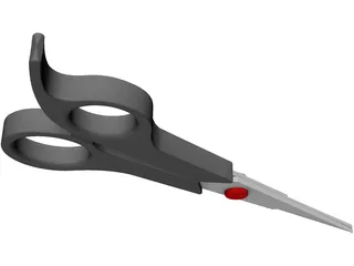 Mondial Scissors 3D Model