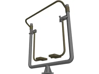 Outdoor Gym 3D Model