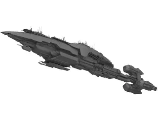 Commerce Guild Destroyer 3D Model
