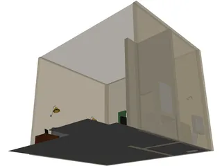 Hotel Room 3D Model