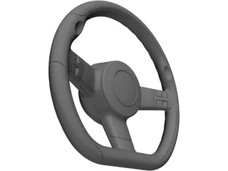 Steering Wheel 3D Model