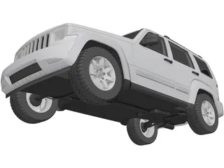 Jeep Cherokee (2008) 3D Model